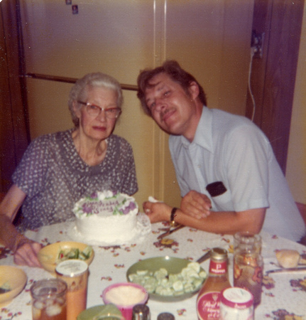 Adolph with his wonderful mother, Lotte -- or as she was known to all of us -- Grandma!