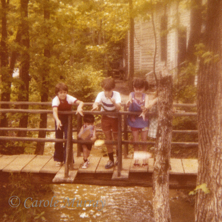 Kevin participating in a boat race at Silver Dollar City.  (1978)