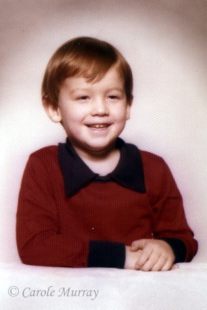 I think this was Kevin's kindergarten picture!