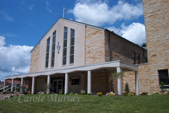 Immaculate Conception Church in Lyme Township (Bellevue), Huron County, Ohio.© Carolyn S. Murray 2006