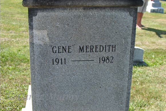 This is the grave of Gene MEREDITH (1911 - 1982).  This grave can be found in the Immaculate Conception Catholic Cemetery in Lyme Township, Huron County, Ohio.