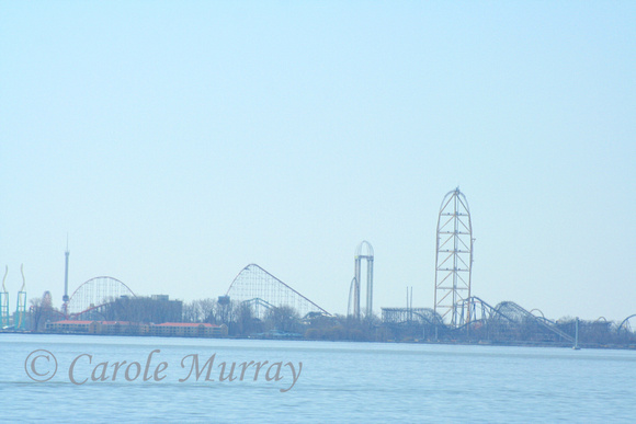 And Cedar Point is visible just across the lake.(April 22, 2007)© Carolyn S. Murray 2007