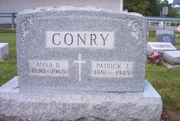 Anna Patrick Conry Grave St. Mary's Cemetery Wakeman Huron County Ohio Photograph Photographs Graves