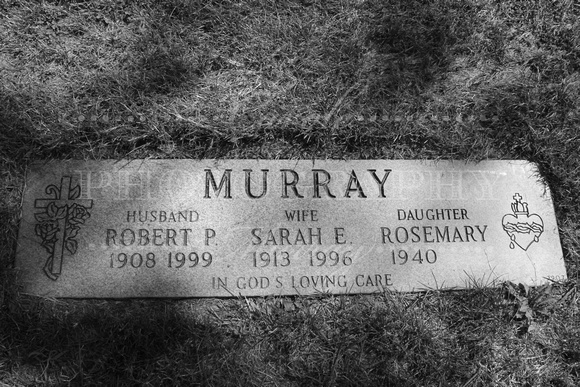Robert Patrick MURRAY (September 19, 1908 - February 25, 1999) and his wife Sarah Elizabeth (CARNEY) MURRAY (December 16, 1913 - March 1, 1996)