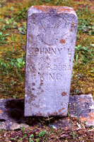 This is the grave of Johnny L. KING (September 5, 1917 to September 11, 1918), son of William Jack and Dora Alice (BREEDEN) KING.   This grave can be found in the Williamsburg Cemetery, Sevierville, S