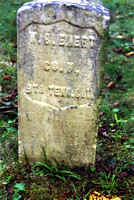 This is the grave of William Brazelton EMERT (October 15, 1841 - December 4, 1865), son of Frederick Locke and Nancy (McMAHAN) EMERT.  William served in Company H of the 9th Tennessee Calvary during t