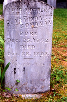 This is the grave of Clarinda (OGLE) BOHANAN (December 25, 1842 - October 28, 1895), wife of James BOHANAN.  This grave can be found in the Williamsburg Cemetery, Sevierville, Sevier County, Tennessee