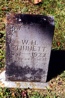 This is the grave of William Harrison STINNETT (1871 - January 29, 1923), son of David Crockett and Catherine (LARGE) STINNETT.  This grave can be found in the Williamsburg Cemetery, Sevierville, Sevi