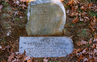 This is the grave of Frederick E. EMERT (October 11, 1754 - January 7, 1829), son of Johann Philip EMMERT and Maria Catharina (KAMM) EMMERT.  This grave can be found in the Emerts Cove Cemetery, Emert