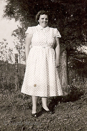 Beulah Eslinger Maddron  (1917-1987) as a young lady.