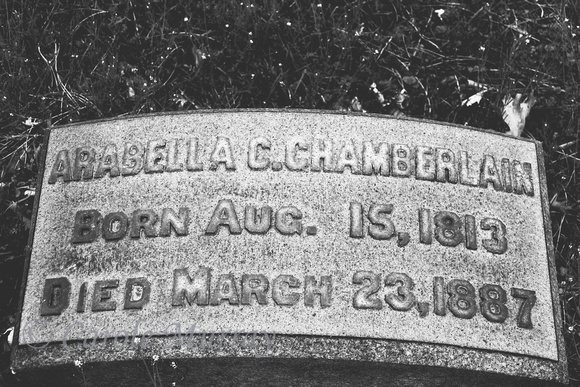 Arabella Chamberlain Lakeview Cemetery Cleveland Ohio 1813 1887