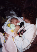 And here I am holding Ashley, at two months.  (March 2001)© Carolyn S. Murray 2012