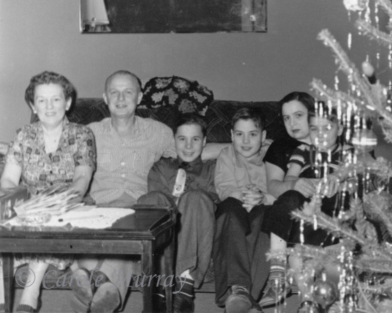Christmas 1956 Louis Marie Vourron Florence McGregor Murray