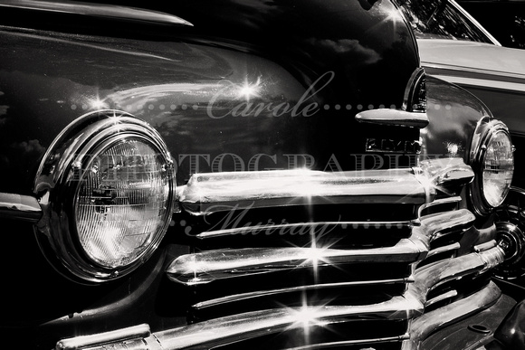 Plymouth Grill Chrome Photograph Print