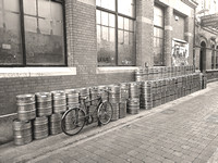 Beer Kegs Outside Pub Dublin Ireland Photograph Print Purchase For Sale Buy