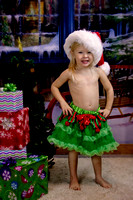 Toddler Girl Christmas Portrait