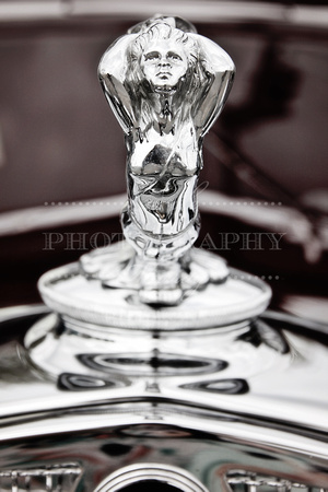 Cadillac Flying Lady Hood Ornament Print Photograph For Sale Purchase Buy