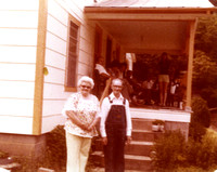1978:  Mamaw and Papaw in front of the house