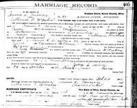 Catherine McMahon (1881 - 1958) and James Murray (1867 - 1958) Marriage Record