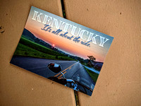 I had to get this postcard while we were in Kentucky!