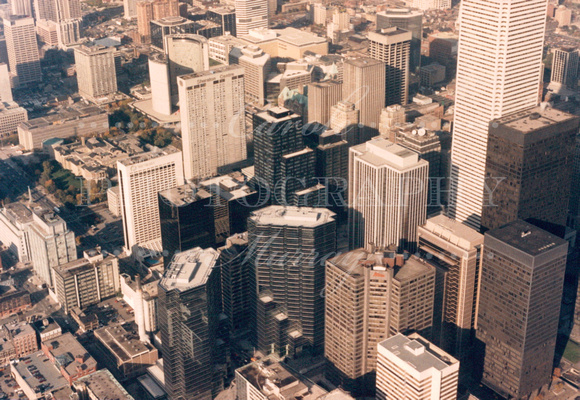 Another view of the city from the CN Tower.