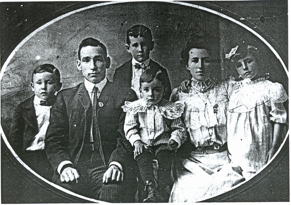 Albert Amelia Momey Rebillot Family Portrait Stark County Ohio