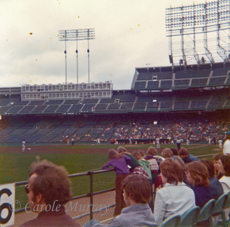 Cleveland Indians Minnesota Twins Ballgame April 1974