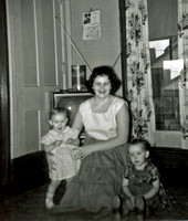 Amma with Debby and Carole in February, 1959.