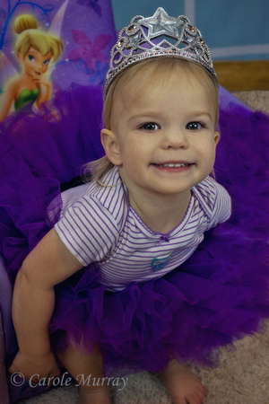 Toddler Girl Tutu Purple Tiara