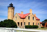 MICHIGAN:  Old Mackinac Point Lighthouse, Mackinaw City, Michigan