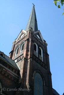 The congregation of the Zion United Church of Christ moved to this location in 1885.  Until 1916, services at this church were held exclusively in German.© Carolyn S. Murray 2006