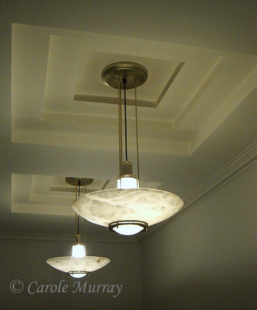 These are the light fixtures you'll find in the Terminal Tower.  Very Art Deco.© Carolyn S. Murray 2006