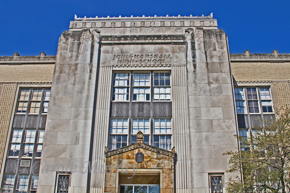 In addition to John Marshall High School, George Hopkinson designed 17 Cleveland schools, including John Hay High School and Rhodes High School.