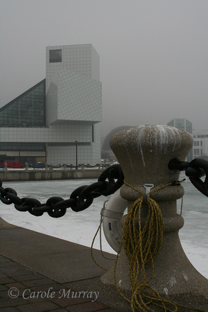 Here's another view of the Rock and Roll Hall of Fame.  (January 2010)© Carolyn S. Murray 2010