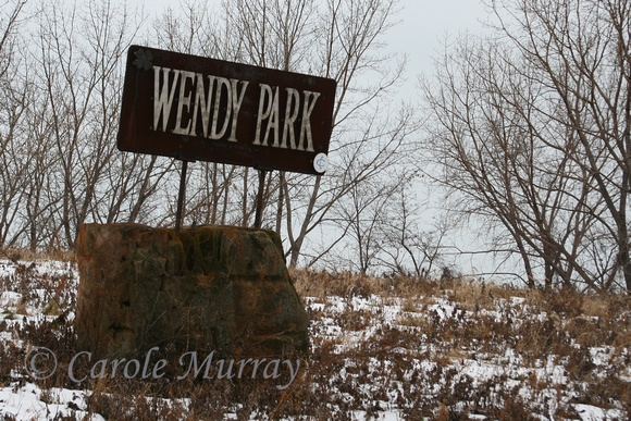 Wendy Park is where the Coast Guard station and the lighthouse can be seen.  (January 2010)© Carolyn S. Murray 2010