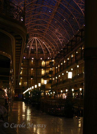 The Arcade at night.  (May 2010)© Carolyn S. Murray 2010