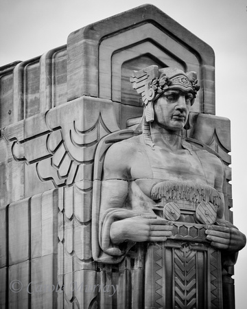 Guardians of Traffic on the Hope Memorial Bridge, Cleveland, Ohio.© Carolyn S. Murray 2010