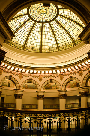 We had the opportunity to tour the Cleveland Trust Building and see that stunning rotunda!