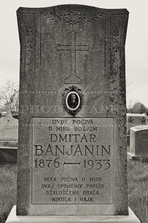ST. THEODOSIUS CEMETERY / BANJANINThis is the grave of Dmitar Banjanin (1876 - 1933)