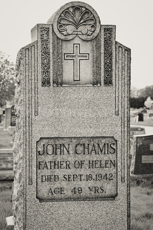 ST. THEODOSIUS CEMETERY / CHAMISGrave of John Chamis, Father of HelenDied September 18, 1942age 48 years