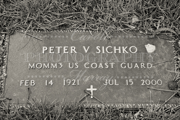 ST. THEODOSIUS CEMETERY / SICHKOThis is a foot stone for Peter V. Sichko (1921 - 2000)