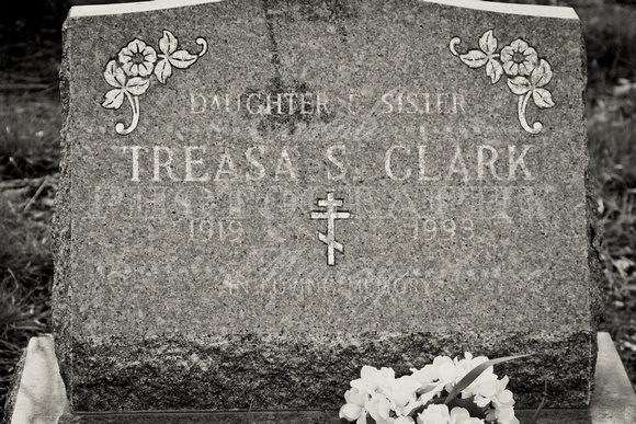 ST. THEODOSIUS CEMETERY / CLARKGrave of Treasa S. ClarkDaughter & Sister1919 - 1993