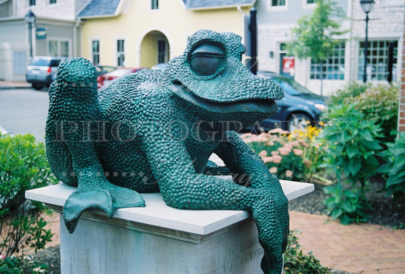 Dublin Ohio Frog Statue