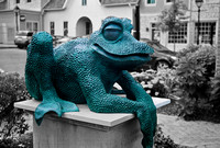 You can't think of Dublin, without thinking of the Frog Statue!