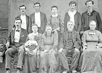 Jackson C. Stinnett Mary Ann Large Family Tennessee Photograph