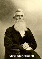 Alexander Stinnett 1812 1877 Elmina Ball Tennessee Photograph
