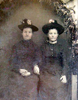 Sarah Ellen McMahan Burchfield and one of her sisters