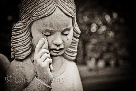 Daily Photo Statue Cemetery Children Infants Tears