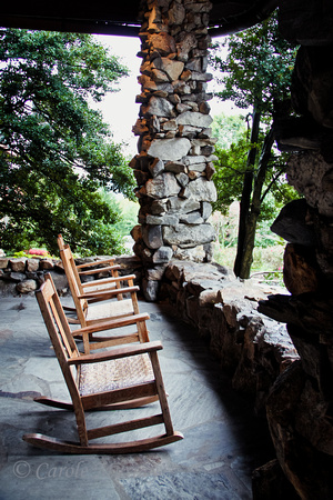 Daily Photo Porch Park Grove Inn Asheville North Carolina Rocking Chairs