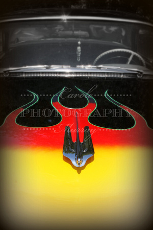 Cadillac Custom Paint Flames Color Print Photograph For Sale Purchase